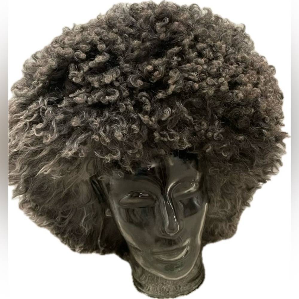 Gray Sheepskin Papakha Hat